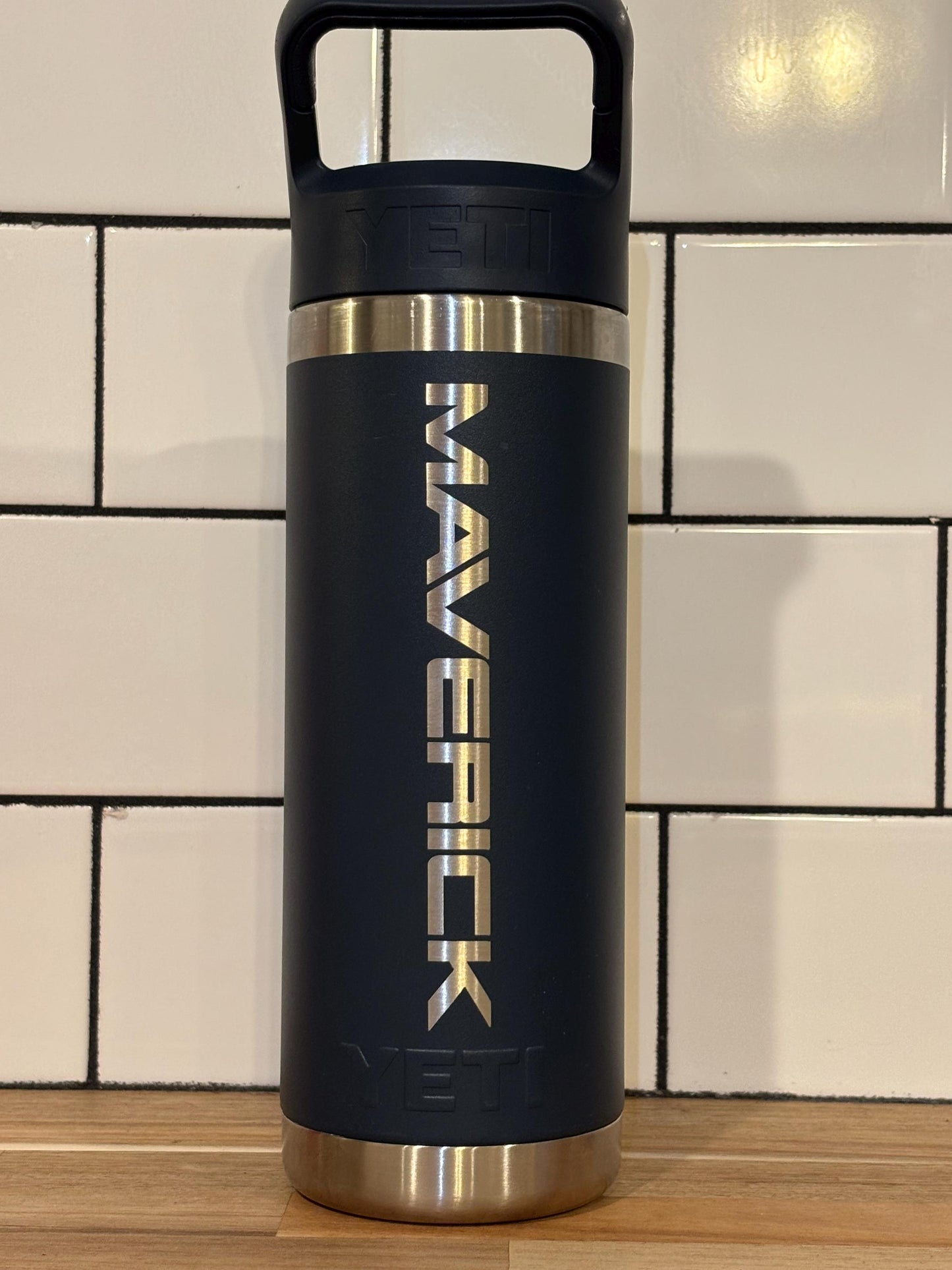 Send In Tumbler Engraving for custom personalization, maverick ford car truck logo, engraved, you pick design, name, etc…