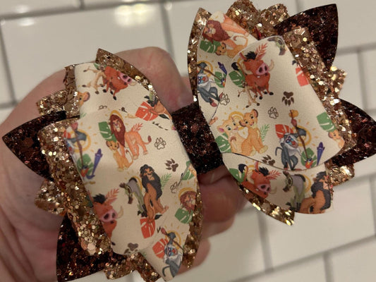 Stanley Tumbler Bow straw topper, lion king orange yellow teal red green blue pink purple sunset tropical summer brown rose gold