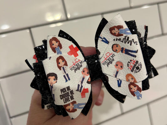 Stanley Tumbler Bow straw topper, greys grays anatomy black white  orange yellow teal red green blue pink purple