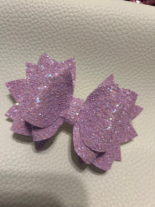 Stanley Tumbler Bow lavender  Glitter Straw Topper bloom lavender lilac purple love shack fancy happy thoughts