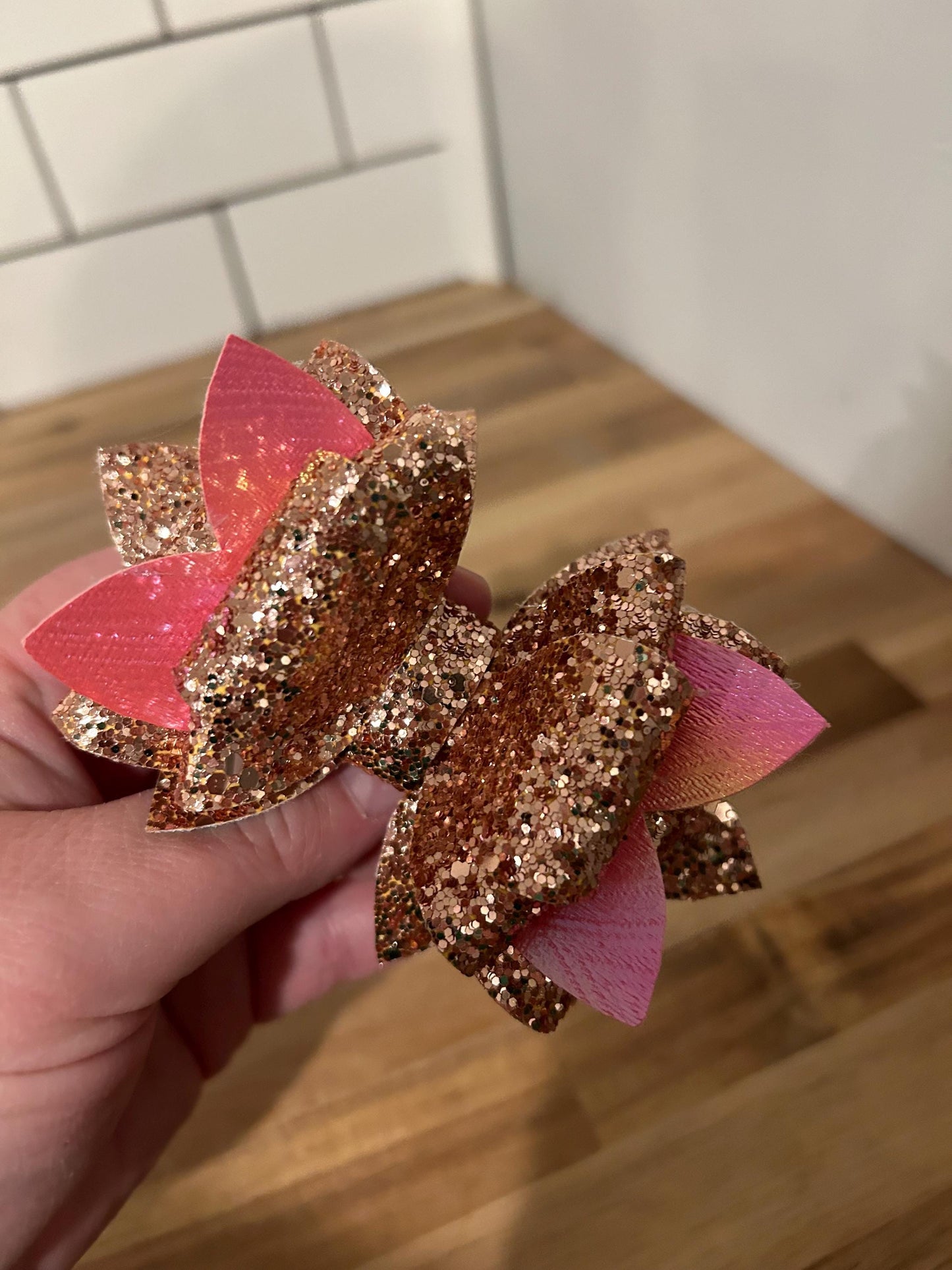 Glitter Tumbler Bow for Stanley, straw topper, copper rose gold orange pumpkin spice fall iridescent leaves Halloween ghost