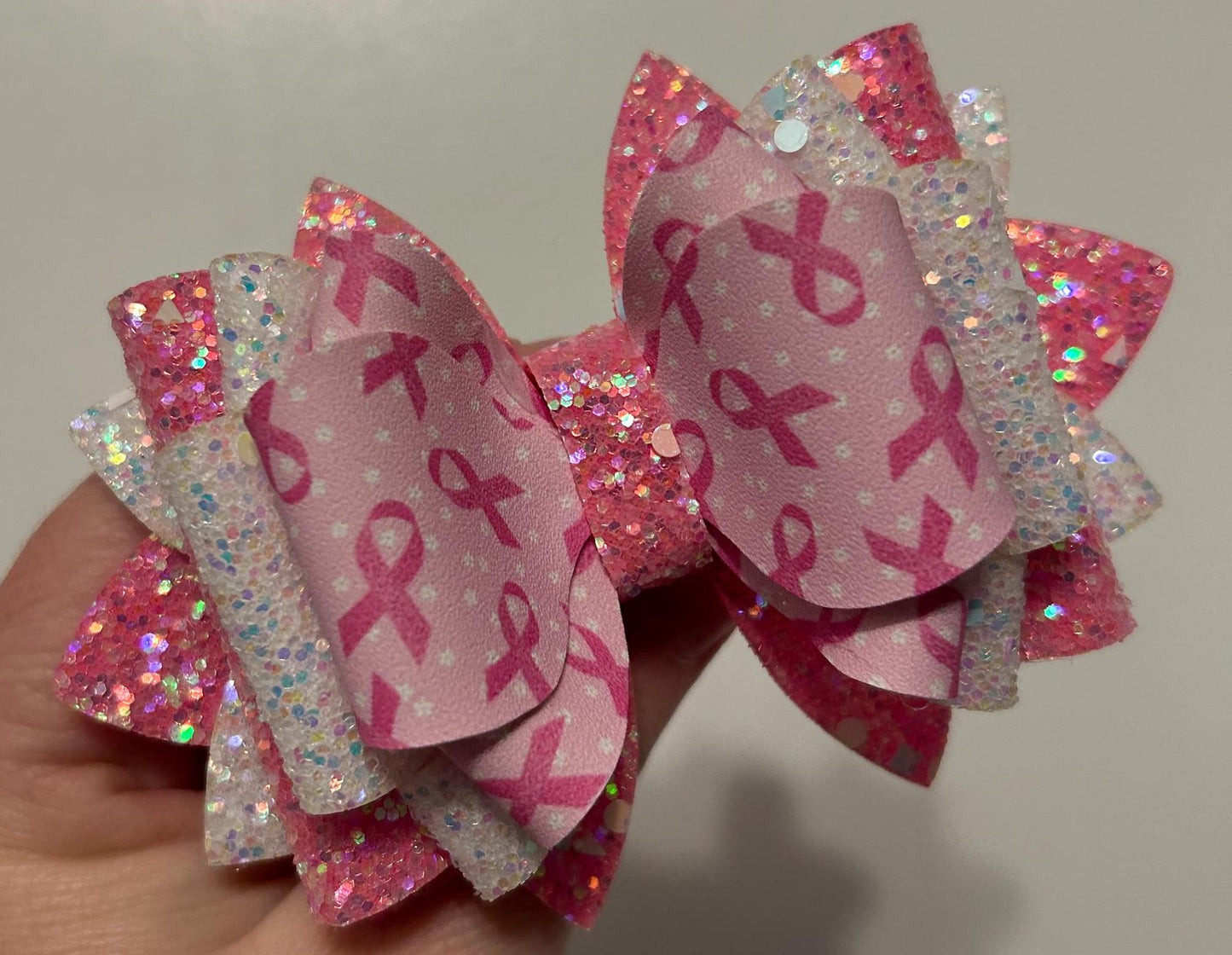 Stanley glitter Tumbler Bow, hot pink camelia breast cancer awareness ribbon love hearts Straw Topper fuchsia peony bloom cherry blossom