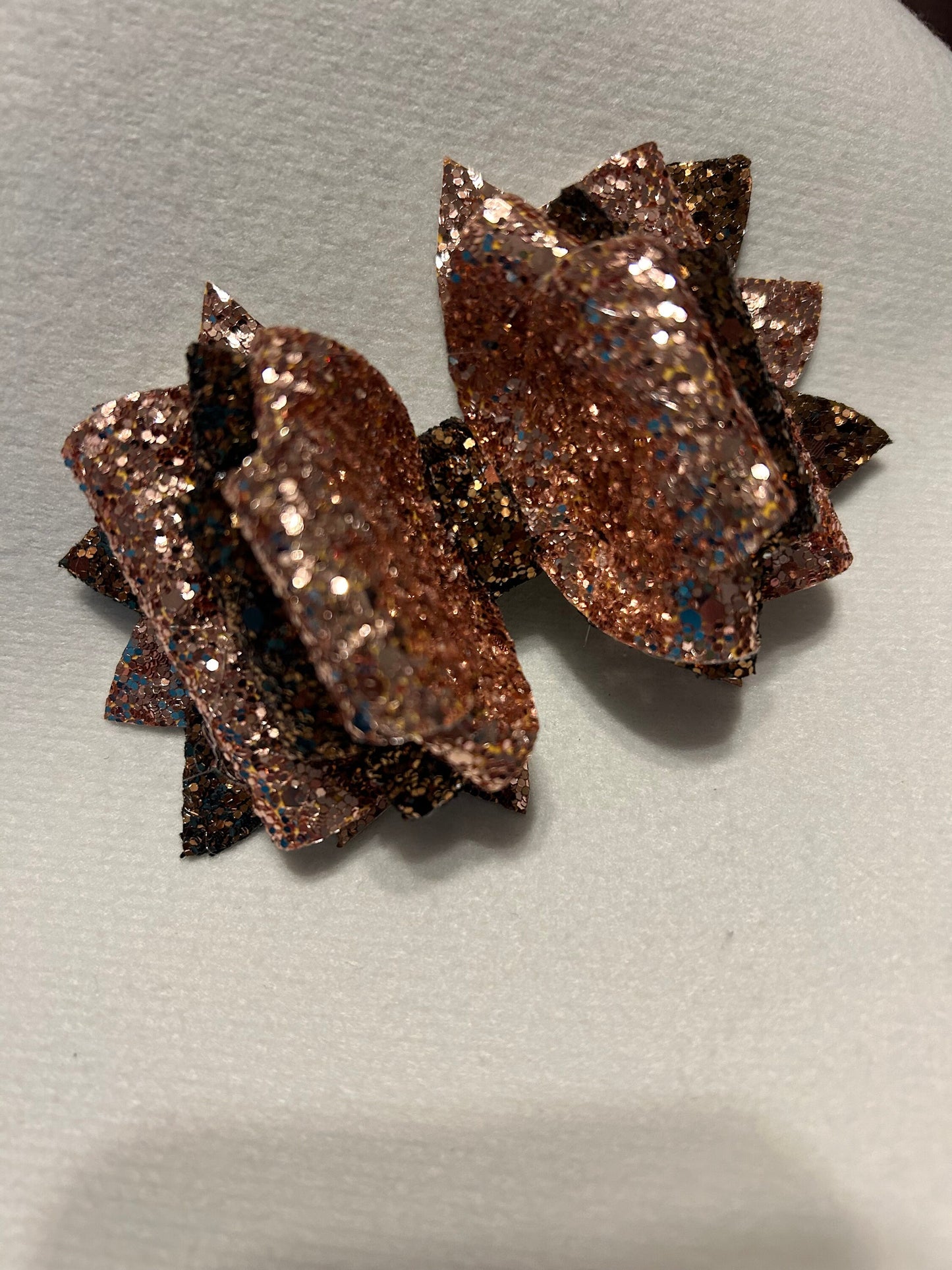 Stanley Tumbler Bow brown Glitter Straw Topper brown gold chocolate gold