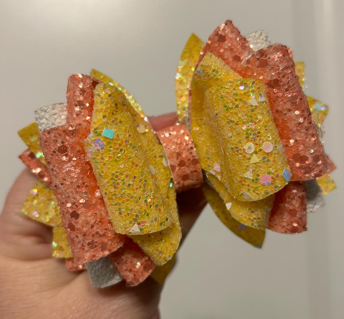 Stanley Tumbler Bow yellow for baby blue light Glitter Straw Topper heather chambray princess diamond pomelo cabana butter gloss orange