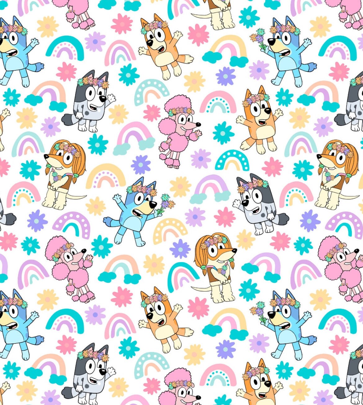 Bluey tumbler bow custom pick coordinating color pink teal lavender white blue dog Stanley bow topper for straw