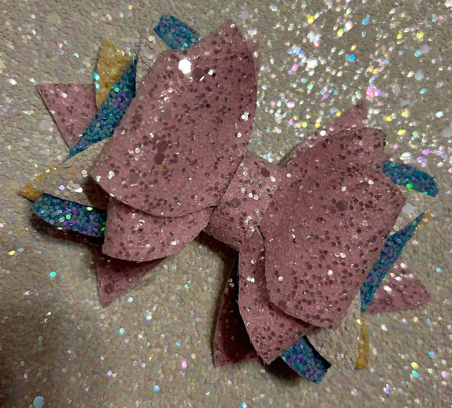 Stanley Tumbler Bow baby pink light pink  blue yellow white Glitter Straw Topper bloom Easter pastel pop heather pomello