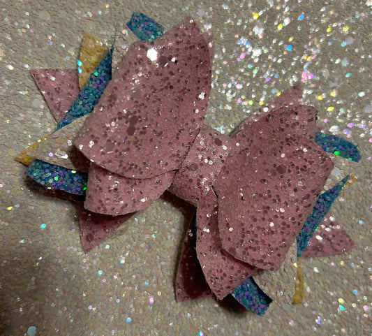 Stanley Tumbler Bow baby pink light pink  blue yellow white Glitter Straw Topper bloom Easter pastel pop heather pomello