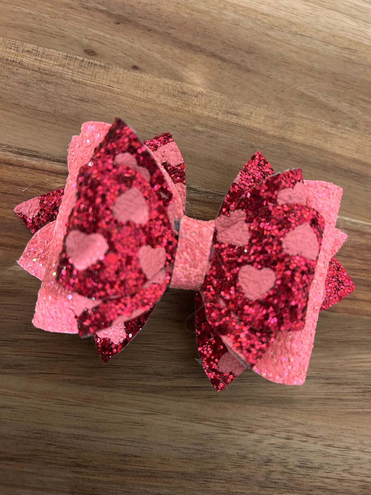 Stanley Tumbler Bow pink red Glitter Straw Topper valentine hearts