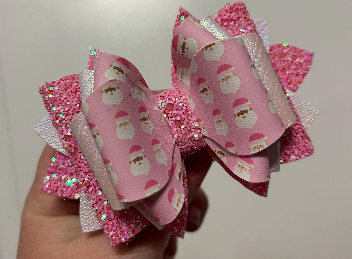 Pink fuchsia Tumbler Bow for Stanley, straw topper pink peony camelia fuchsia punch shimmer wicked glinda Christmas Santa tree elf snowflake