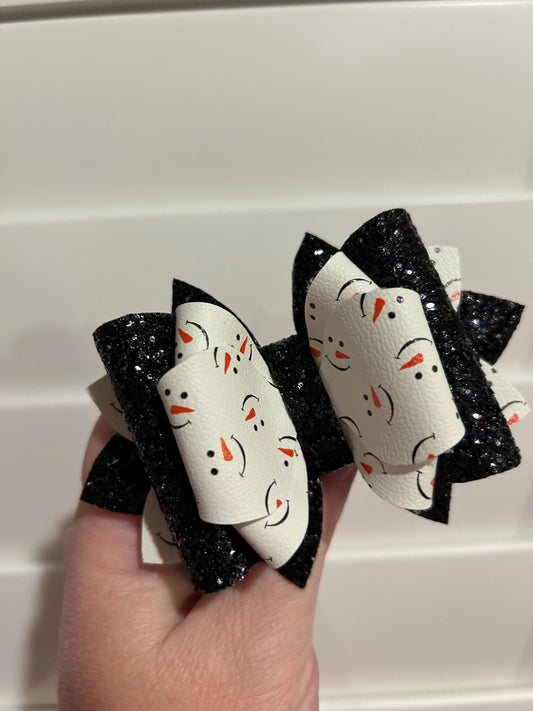 Glitter Tumbler Bow for Stanley, straw topper, Christmas  snowman gingerbread man men red white glitter tree grinch cake green black