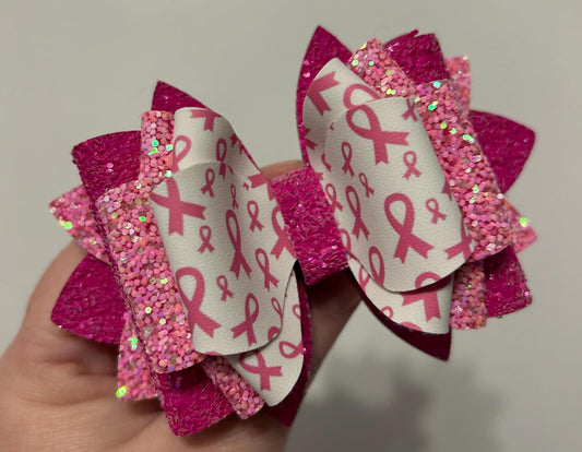 Stanley glitter Tumbler Bow, hot pink camelia breast cancer awareness ribbon love hearts Straw Topper fuchsia peony bloom cherry blossoms