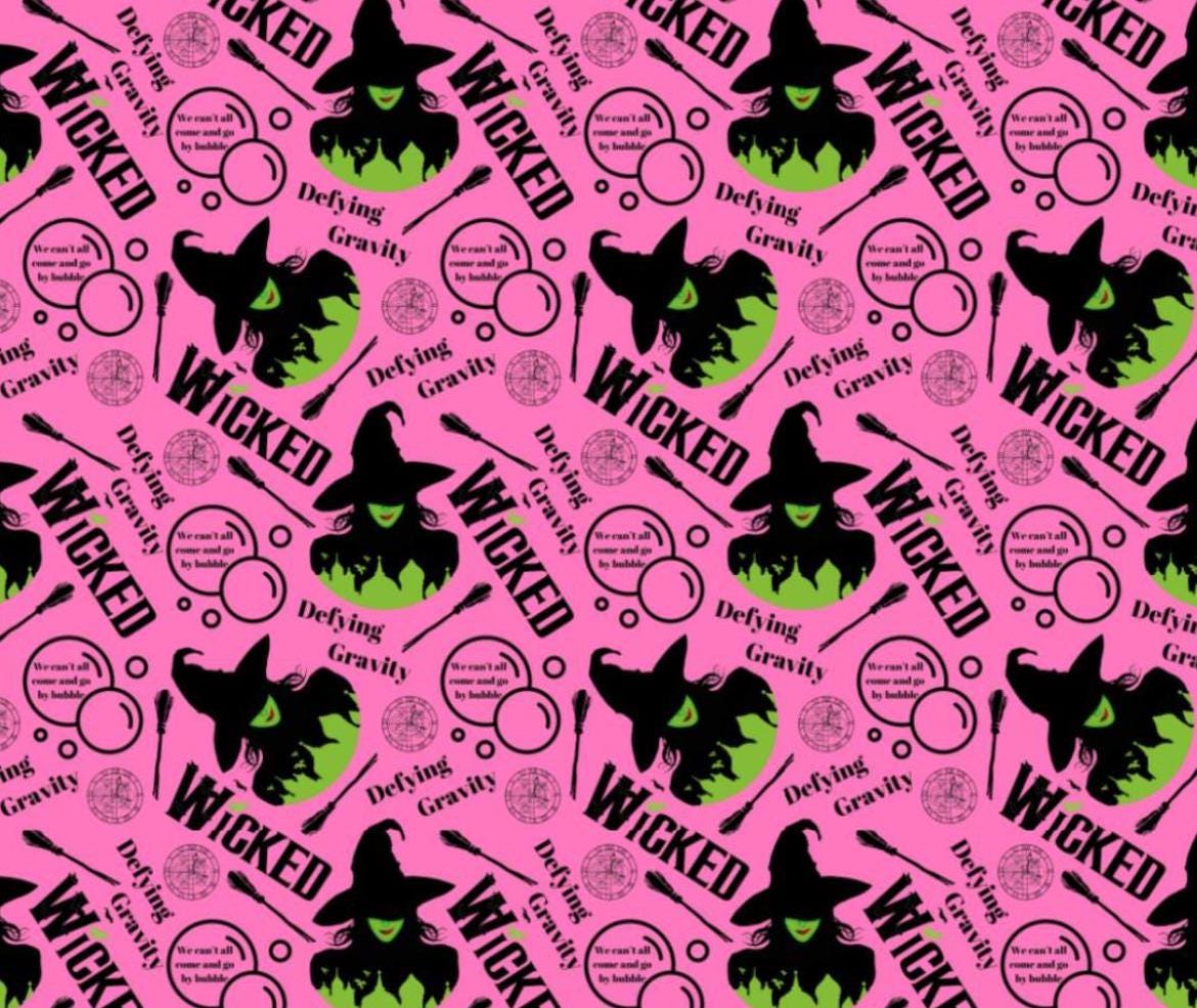 Custom Stanley Tumbler Bow Glitter Straw Topper Wicked pink Glinda elphaba white Gold green black wizard of oz pink Glenda