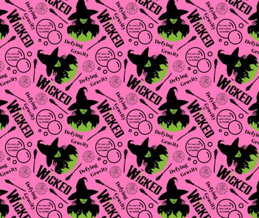 Custom Stanley Tumbler Bow Glitter Straw Topper Wicked pink Glinda elphaba white Gold green black wizard of oz pink Glenda