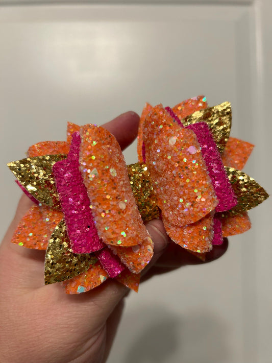 Silver or gold Pink fuchsia Barbie Tumbler Bow for Stanley straw topper hot peony camelia 60s 1960s twist n turn and orange pink moolah