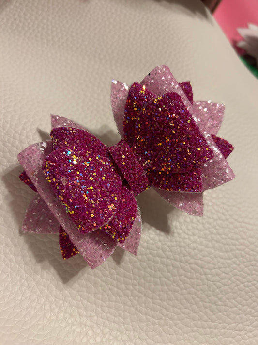 Stanley Tumbler Bow pink peony fuchsia flamingo camelia bloom Glitter Straw Topper valentine hot pink cranberry cherry blossom