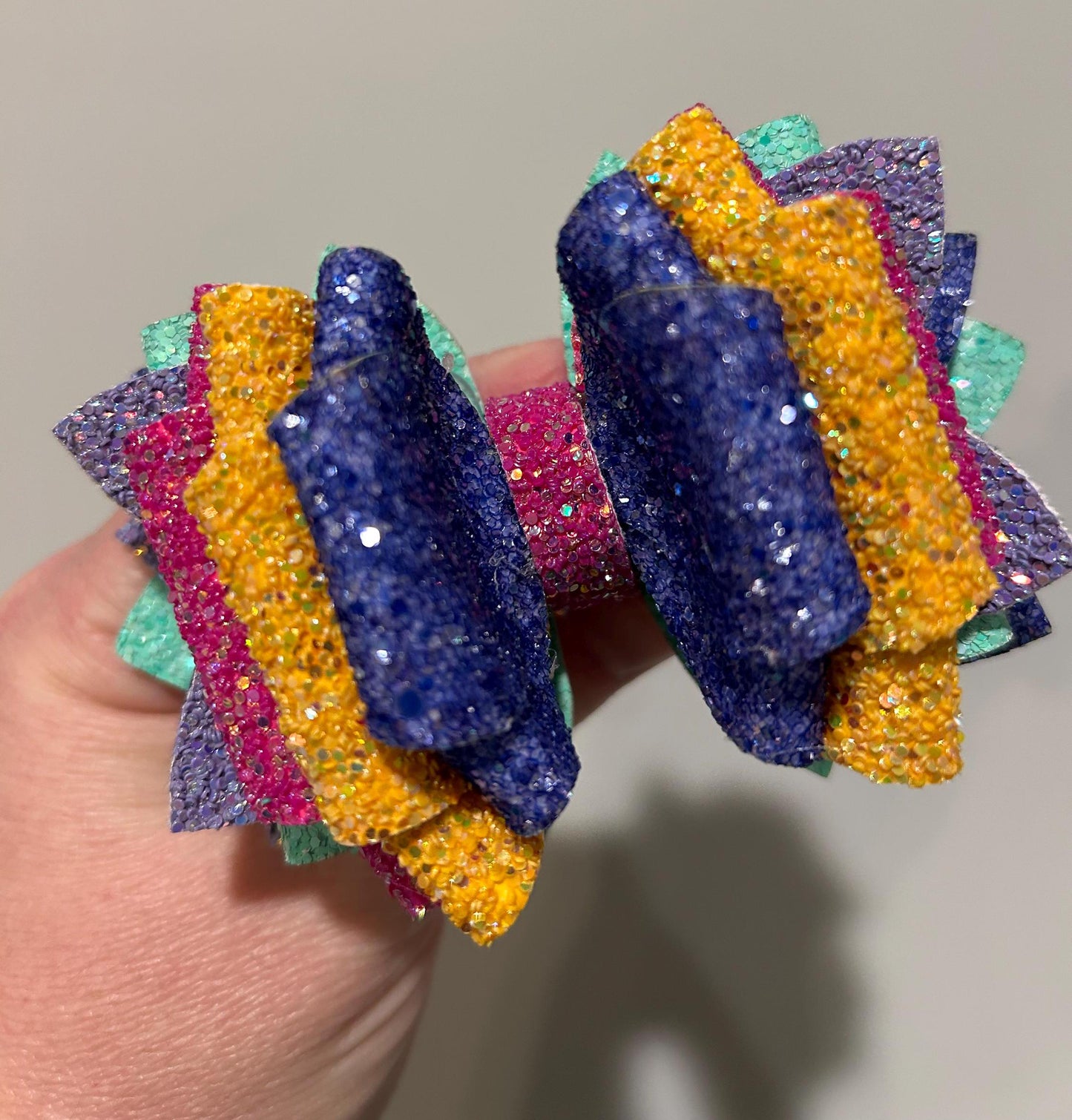 Rainbow Stanley Tumbler Bow Glitter Straw Topper silver green hibiscus orange yellow tropical  wave fuchsia pink teal purple blue