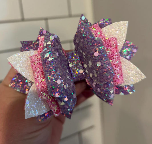 Stanley Tumbler Bow diamond Glitter Straw Topper lavender purple lilac pastel amethyst spring pink white love shack fancy happy thoughts new