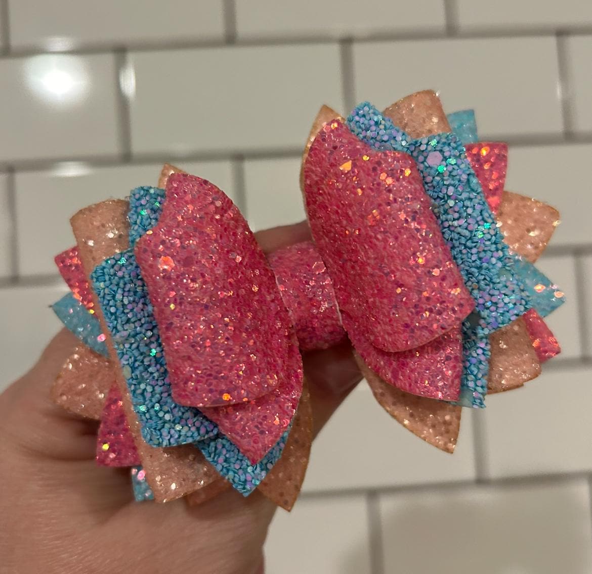 Stanley Tumbler Bow for straw topper, Easter cream egg cellence pink peach coral orange blue teal aqua