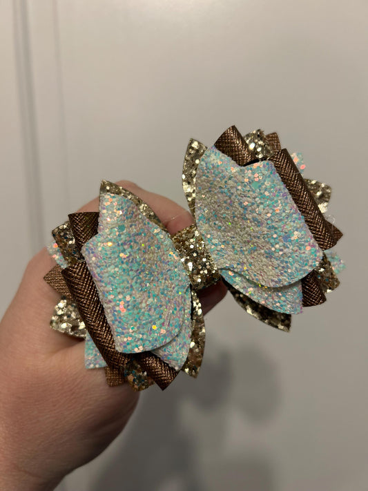 Stanley Tumbler Bow for straw topper, green for celadon copper gold beige iridescent sage olive