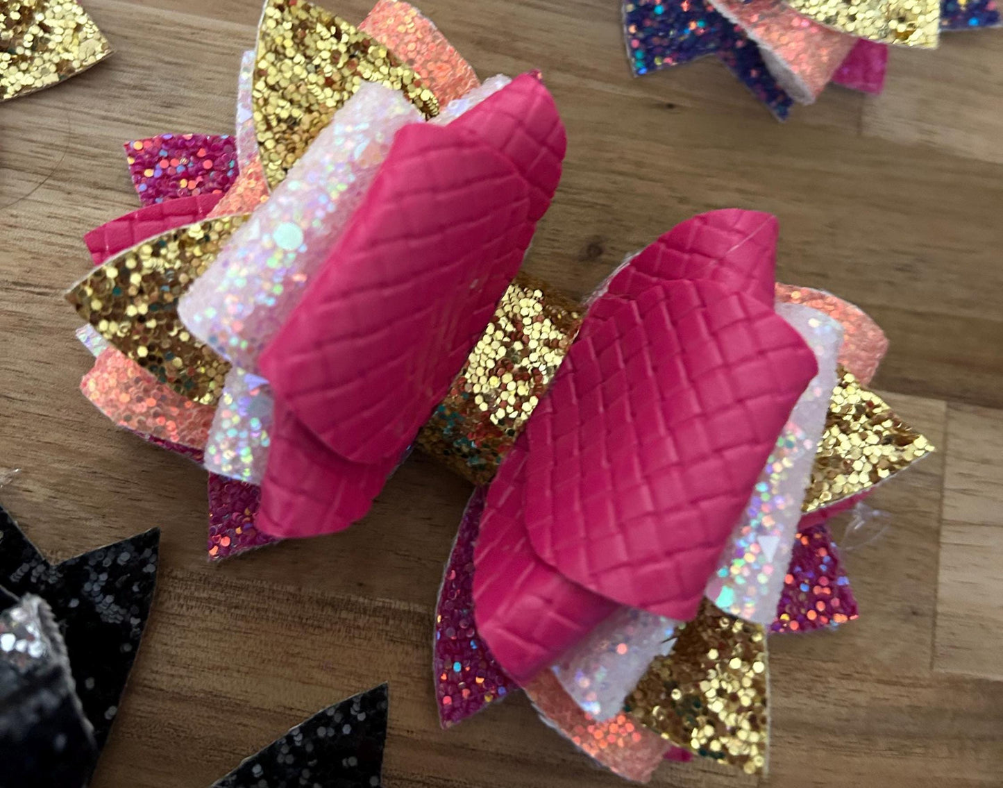 Pink fuchsia Barbie icon Tumbler Bow for Stanley straw topper hot peony camelia 60s 1960s twist n turn and orange peach pink gold