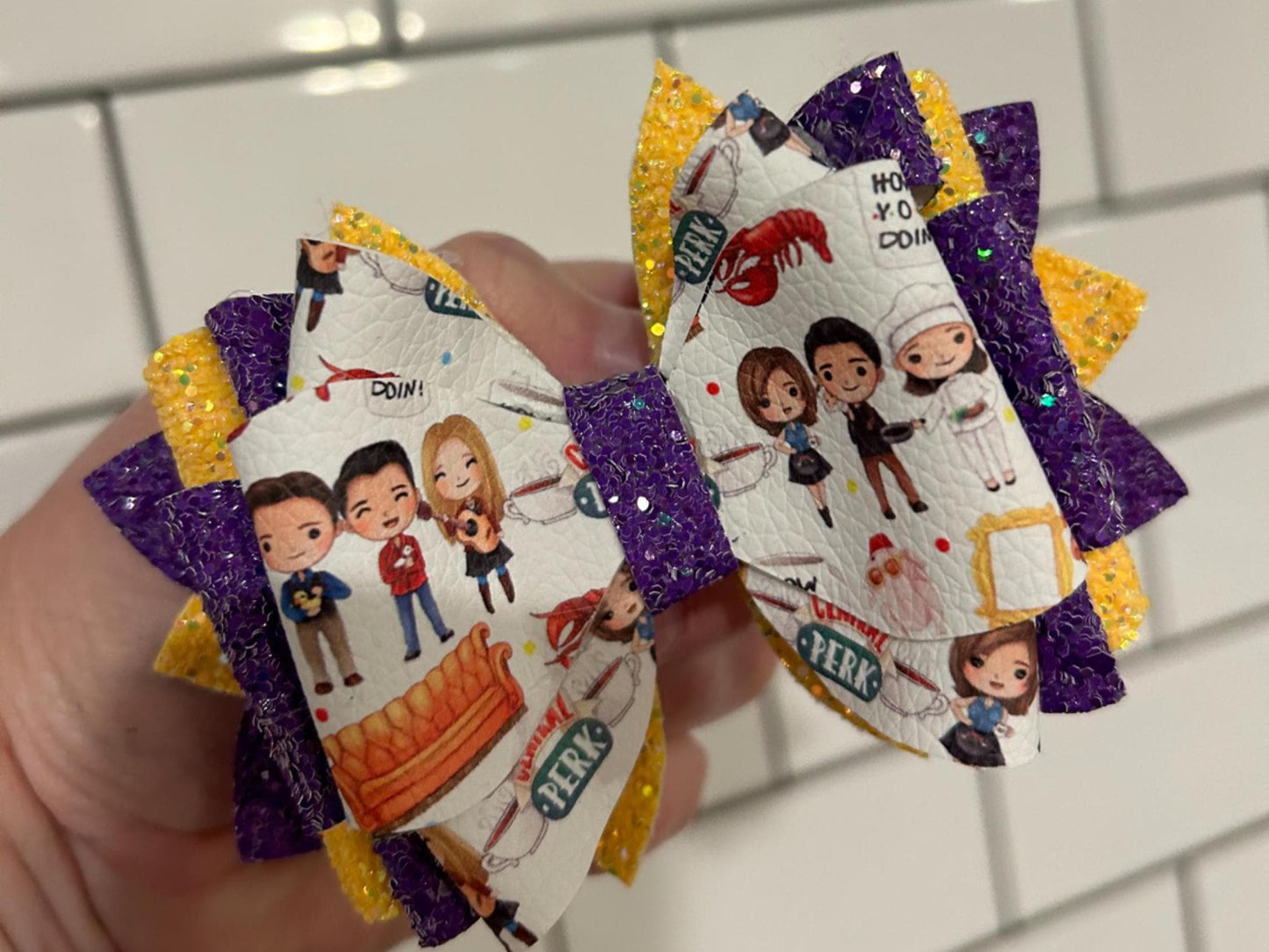 Stanley Tumbler Bow straw topper, friends orange yellow teal red green blue pink purple sunset tropical summer brown rose gold