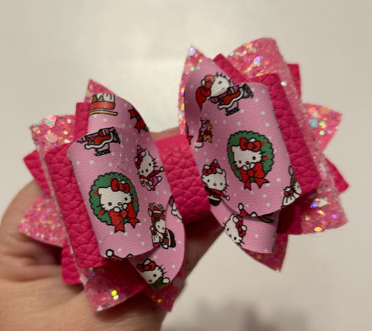 Pink hello kitty cat girly Tumbler Bow for Stanley, straw topper hot pink, Lavender white purple peony camelia bloom sizzling Christmas